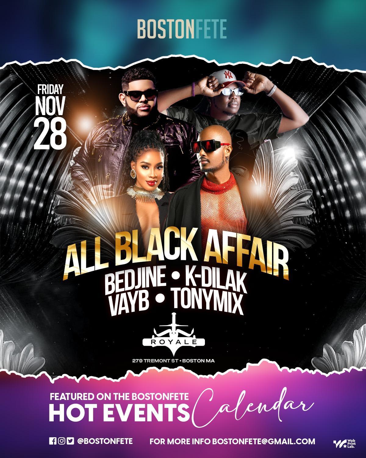 ALL BLACK AFFAIR TO CELEBRATE BLACK FRIDAY